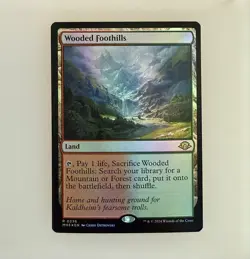 Magic the Gathering: Wooded Foothills Modern Horizons 3 Foil NM - Image 1