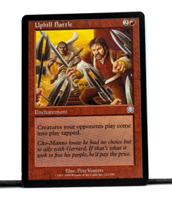 Uphill Battle Mercadian Masques 222/350 Rare MTG 1999 NM - Image 1