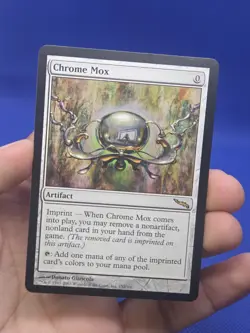 VTG 2003 Magic the Gathering MTG Mirrodin Chrome Mox 152/306 Regular Rare LP - Image 2