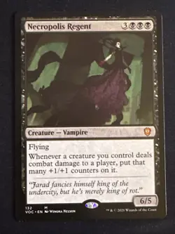 1x Necropolis Regent (132) Commander Crimson Vow LP MTG Magic the Gathering x1 - Image 1