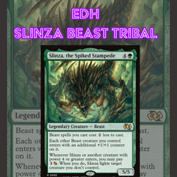 EDH - Slinza Beast Tribal, MTG Commander Deck, Bracket 2 - Image 1