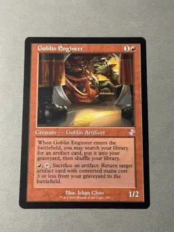 Goblin Engineer #345 (NM) Time Spiral Remastered TSR Magic MTG - Image 1