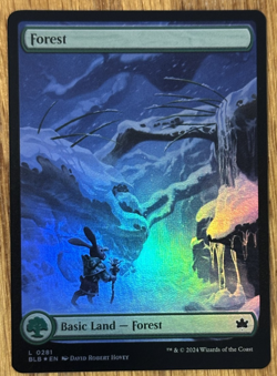 MTG Bloomburrow, Forest 0281 - Foil - Image 1