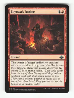 Zoyowa's Justice U The Lost Caverns of Ixalan 173 NM Normal Magic: The Gathering - Image 1