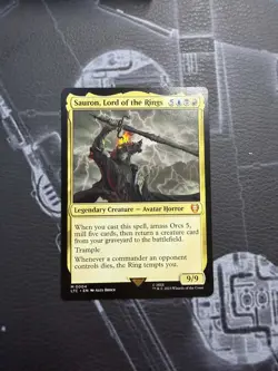 Sauron, Lord of the Rings Commander: Lord of the Rings Mythic Rare - Image 1