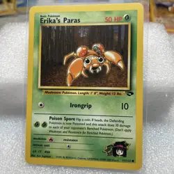Pokemon TCG Erika's Paras Gym Challenge 71 Unlimited Common Card - Image 1