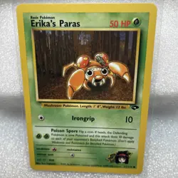 Pokemon TCG Erika's Paras Gym Challenge 71 Unlimited Common Card - Image 3