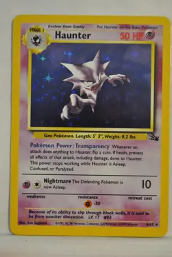 Pokemon Fossil Haunter 6/62- LP - Image 1
