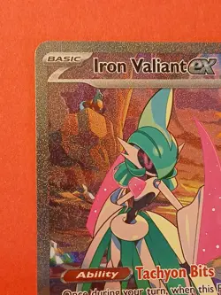 Pokemon Paradox Rift 249/182 Iron Valiant ex Special Illustration Rare - Image 5