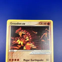 Pokemon TCG - Groudon ex Black Star Promo 002 Non Holo Near Mint - NM - Image 3