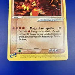 Pokemon TCG - Groudon ex Black Star Promo 002 Non Holo Near Mint - NM - Image 4
