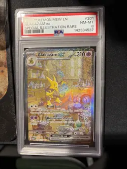 Pokemon Alakazam Ex 151 201/165 PSA 8 Nm-mt - Image 2