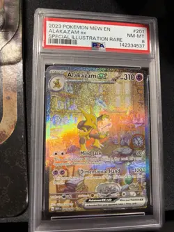 Pokemon Alakazam Ex 151 201/165 PSA 8 Nm-mt - Image 4