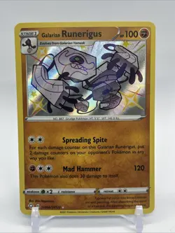 Galarian Runerigus - SV066/SV122 Shining Fates SHINY HOLO Rare Pokemon - NM/MINT - Image 1