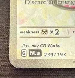✨ Pokemon Dedenne EX 239/193 Paldea Evolved Ultra Rare Full Art Holo NM 🐭 - Image 2