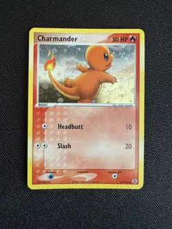Pokemon Charmander 58/112 FireRed & LeafGreen 50HP Reverse Holo Common 2004 - Image 1