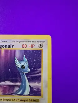 Dragonair 1st Edition Base Set Rare 18/102 WOTC Vintage Pokemon 1999 - Image 3