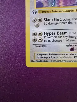 Dragonair 1st Edition Base Set Rare 18/102 WOTC Vintage Pokemon 1999 - Image 5