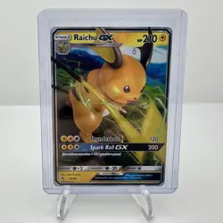 Raichu GX 20/68 Pokemon TCG Hidden Fates Holo NM - Image 1