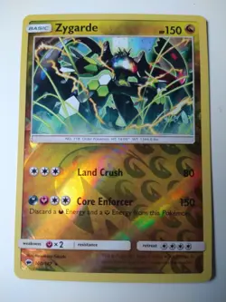 Pokemon TCG Burning Shadows Zygarde Reverse Holo Rare 100/147 - Image 1