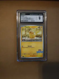 Pikachu Illustration Contest 2024 Winner Promo 214 NM CGC 9 Pokemon 🔥 - Image 1