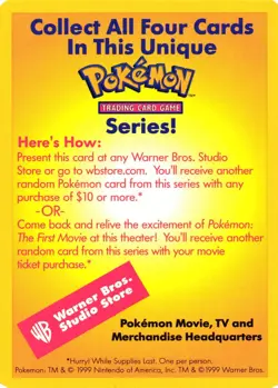 Pokemon TCG Catch Mew 1999 Wizards of the Coast Movie Promo VLP - Image 2