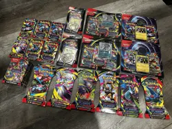 Pokemon Mega Evolution Phantasmal Flames Bundle Packs Sleeves Blisters Lot - Image 2