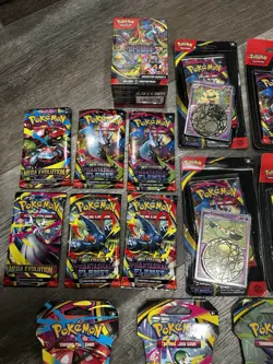 Pokemon Mega Evolution Phantasmal Flames Bundle Packs Sleeves Blisters Lot - Image 3