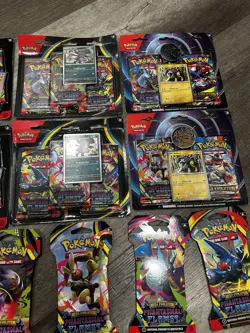 Pokemon Mega Evolution Phantasmal Flames Bundle Packs Sleeves Blisters Lot - Image 4