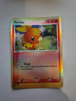 Torchic 74/109 Pokemon EX Ruby and Sapphire 2003 Reverse Holo LP/NM (R) - Image 1
