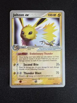 Pokemon Jolteon ex 109/113 100HP Ultra Rare World Championship Decks 2007 - Image 1