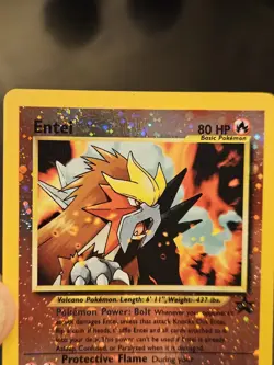 Entei Black Star Movie Promo 34 Reverse Holo English Pokemon TCG - Image 4