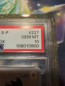 2021 POKEMON JPN S PROMO POKEMON STAMP BOX #227 FULL ART/PIKACHU PSA 10 - Image 2