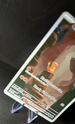 Pokemon 151 Charmander 168/165 English Illustration Rare, Near Mint, Clean - Image 3