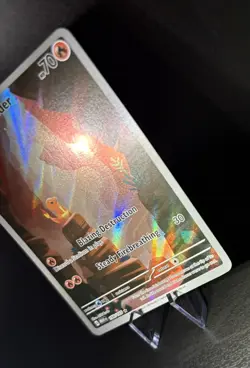 Pokemon 151 Charmander 168/165 English Illustration Rare, Near Mint, Clean - Image 5