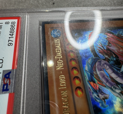 Yugioh Card 1st Ed. Ocean Dragon Lord Neo Daedalus PSA 8, SD4-EN001, 2005 (1) - Image 5