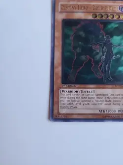Yugioh Destiny Hero - Double Dude (Ultimate Rare) POTD-EN012 1st Edition #Y84 - Image 3