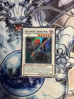(He) Yugioh Blackwing Armed Wing RGBT-EN041 Super Rare 1st Ed MP - Image 1