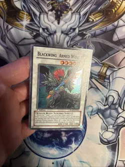(He) Yugioh Blackwing Armed Wing RGBT-EN041 Super Rare 1st Ed MP - Image 3