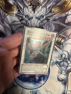 (He) Yugioh Blackwing Armed Wing RGBT-EN041 Super Rare 1st Ed MP - Image 4