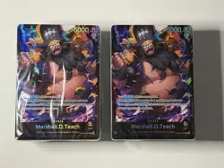 Starter Deck 27: BLACK Marshall.D.Teach ST27 One Piece TCG OP11 TWO Sealed Decks - Image 1