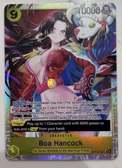 Boa Hancock SR OP14-112 The Azure Sea's Seven English One Piece TCG Super Rare - Image 1