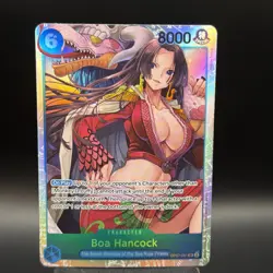 Boa Hancock OP07-051 - One Piece TCG English - SR Super Rare Foil NM Near-Mint - Image 2