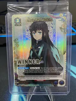 Union Arena Muichiro Tokito Alt Art Winner Promo Demon Slayer Volume 2 (SEALED) - Image 2