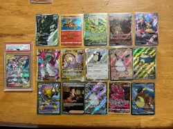 Pokemon Card Lot RARE - PSA 10 Sylveon Tag Team, Pikachu Charizard, Snorlax - Image 1
