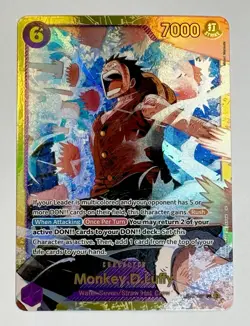 One Piece Monkey D. Luffy SEC EB02-061 PRB-02 The Best Vol 2 ENGLISH Foil Card - Image 1