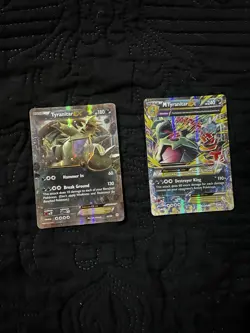 Pokemon TCG Mega-Tyranitar-EX Holo Rare Card Ancient Origins 423/98 - Image 1