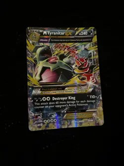Pokemon TCG Mega-Tyranitar-EX Holo Rare Card Ancient Origins 423/98 - Image 4