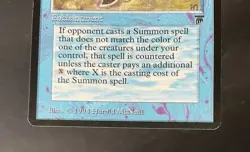 Invoke "Prejudice" Magic the Gathering Legends Banned Card #1 - Image 4