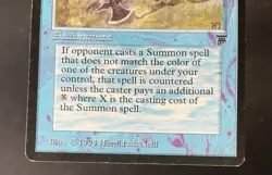 Invoke "Prejudice" Magic the Gathering Legends Banned Card #3 - Image 4